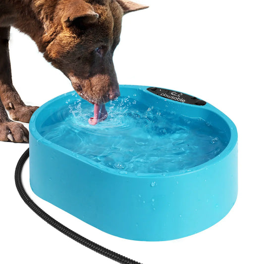 3.8L Extra-Large Oval Heated Pet Bowl