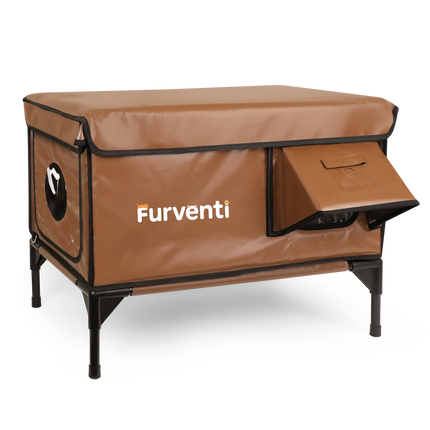 Tall Classic Box Insulated Cat House V3 – Large