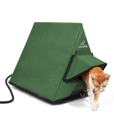 heated cat house a frame portable waterproof