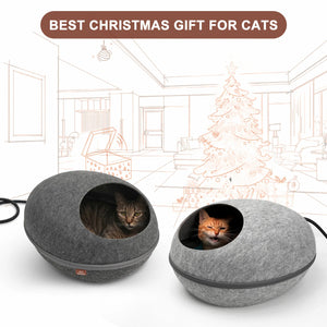 heated cat bed nest best christmas gift