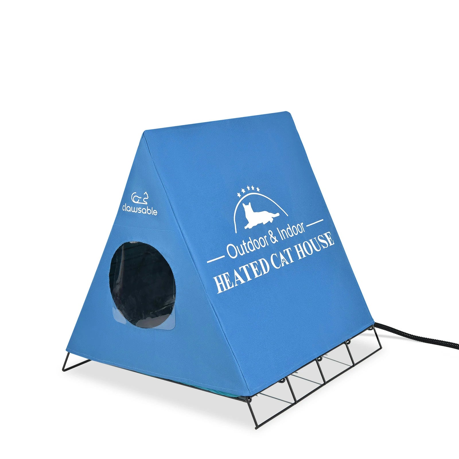 heated cat cage a shape