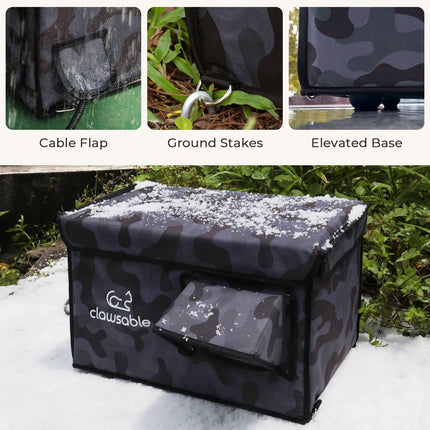 2024 Classic Box Heated Cat House - Medium