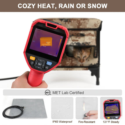2025 Tall Classic Box Heated Cat House – Small