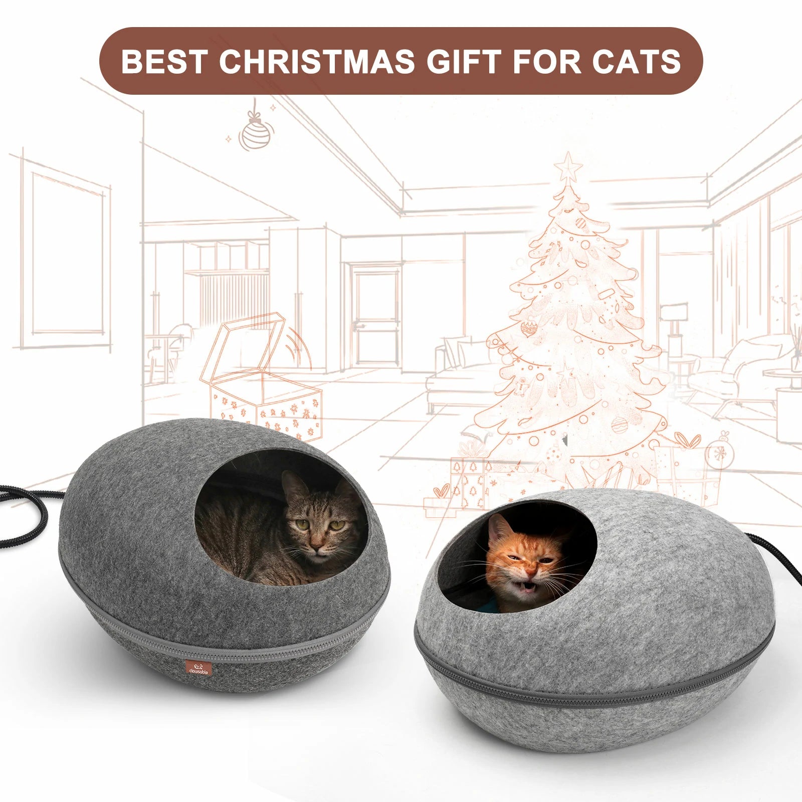 heated cat nest best christmas gift