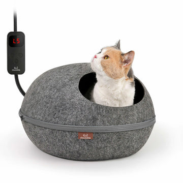 Heated kitty bed hotsell