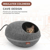 heated cat nest dark insulates coldness