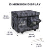 insulated size feral cat house small black camo