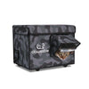 insulated outdoor feral cat house black camo small