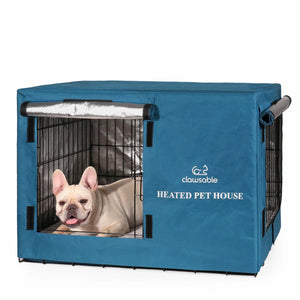 outdoor heated dog cage large