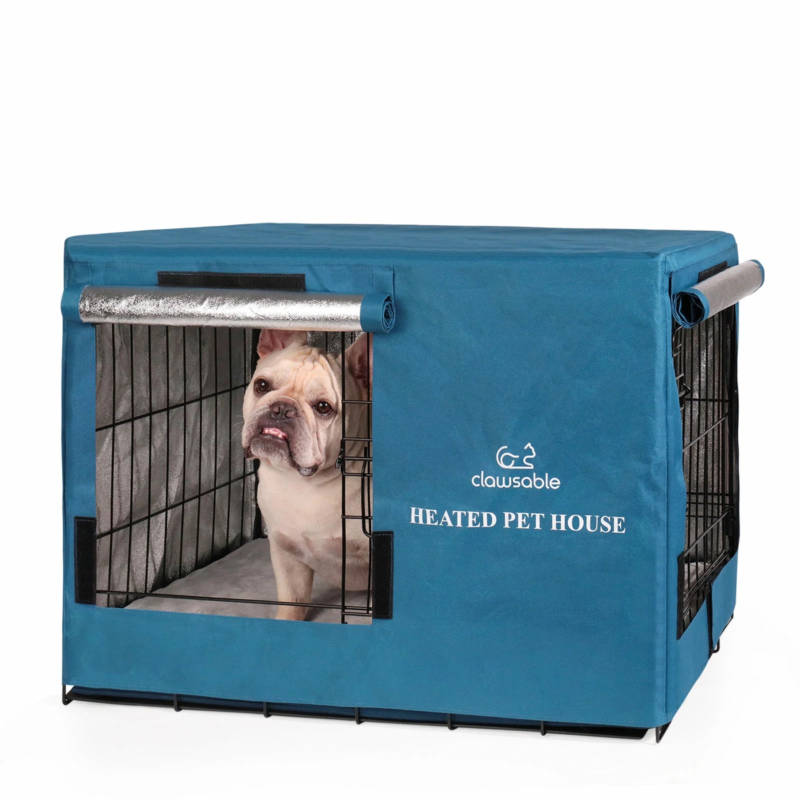 Heated dog crate online