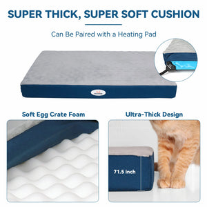 outdoor heated dog cage soft crated bed