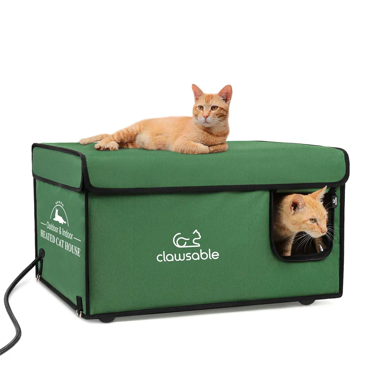 top openable cat house large