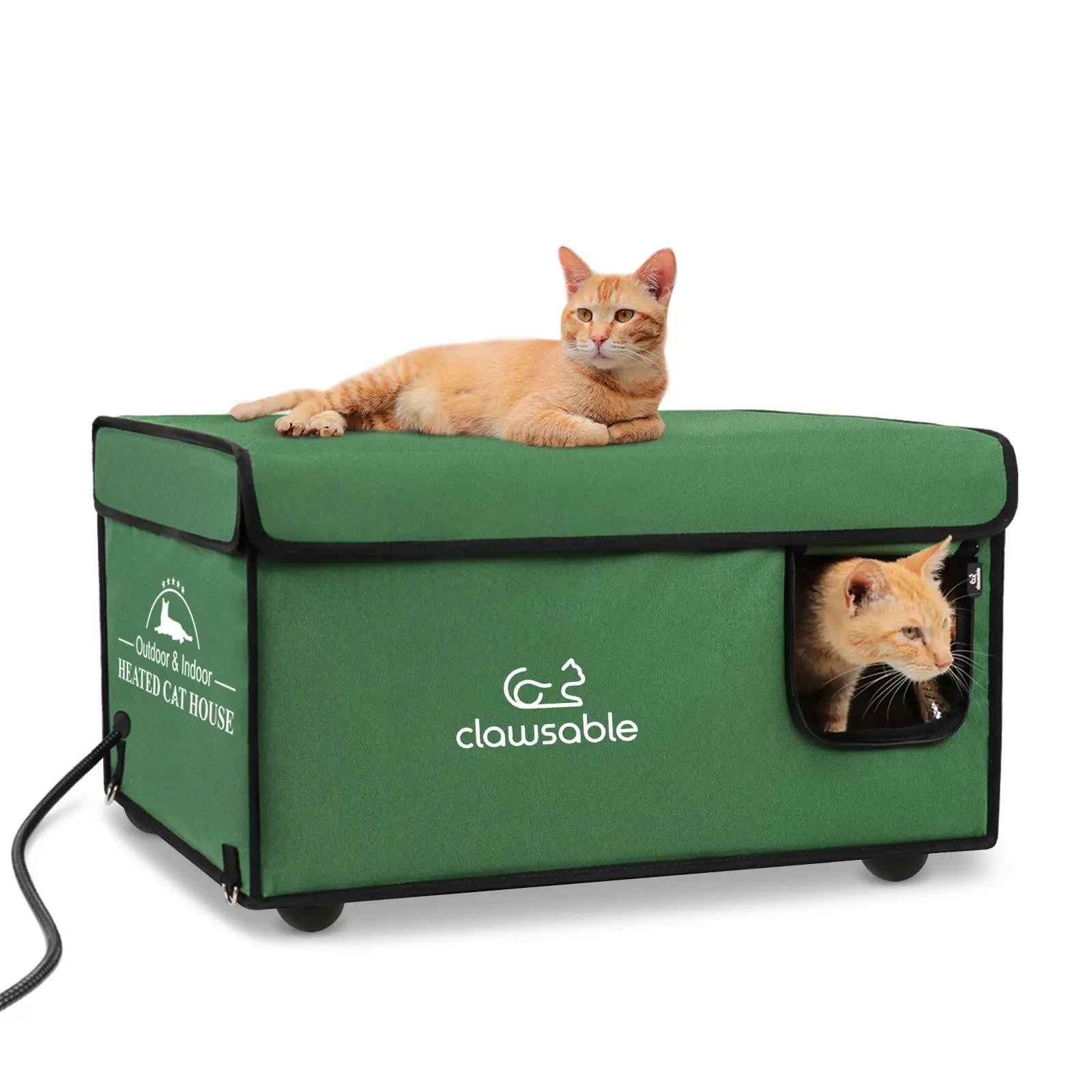 top openable cat house large