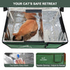 Outdoor Lift-Top Insulated Cat House Large