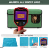 oxford fabric top openable heated cat house insulated for warmth thermal protection