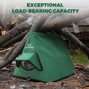 portable cat house a frame green load bearing