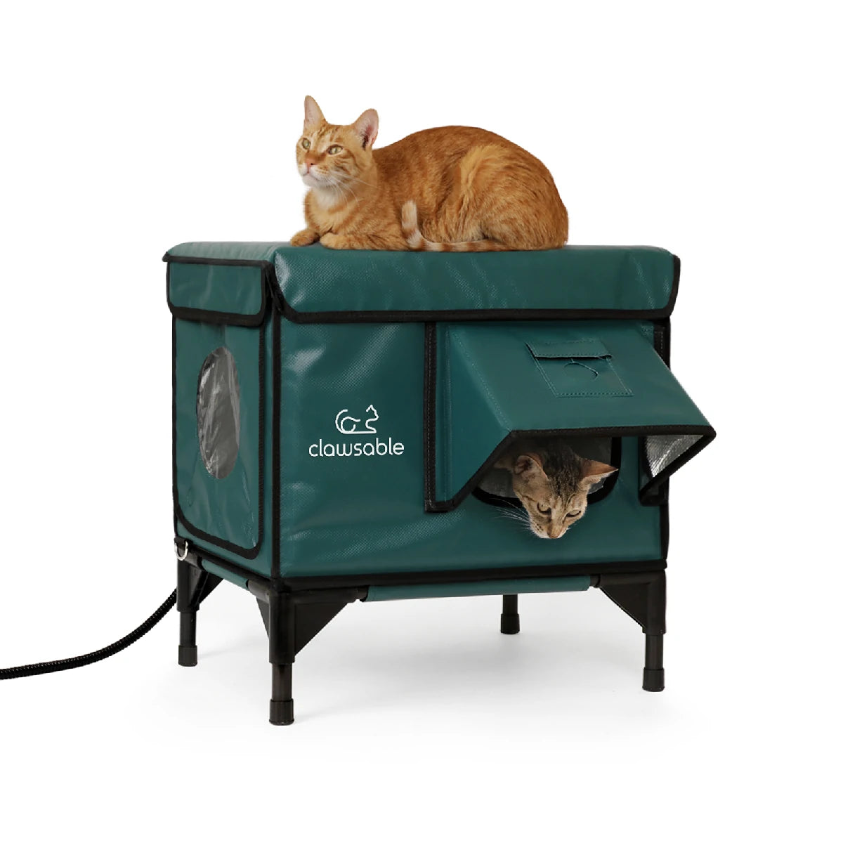 2025 Tall Classic Box Heated Cat House – Small