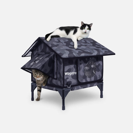 Solo Roof Insulated Cat House V3
