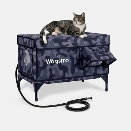 2025 Tall Classic Box Heated Cat House – Large