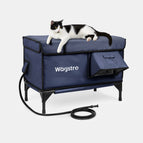Navy / Mesh-Embedded PVC